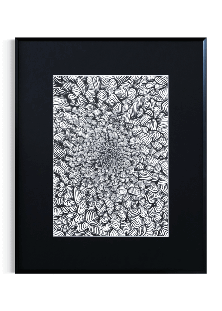 Black dot in an ocean of anger